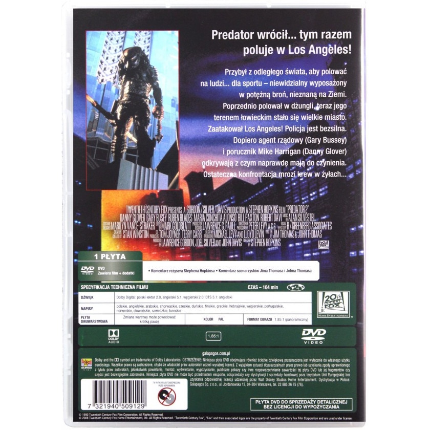 Predator 2 [DVD] - eMAG.ro