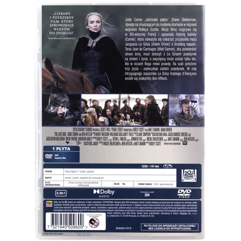 The Last Duel [DVD] - eMAG.ro