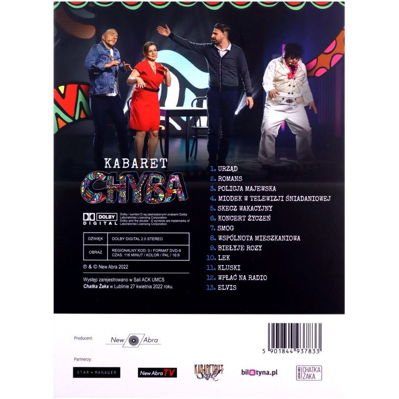 Kabaret Chyba Program 4 Dvd Emagro 8096