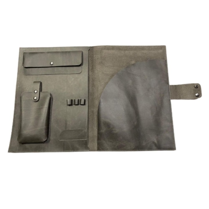 Mapa din piele A4 gri GUNER