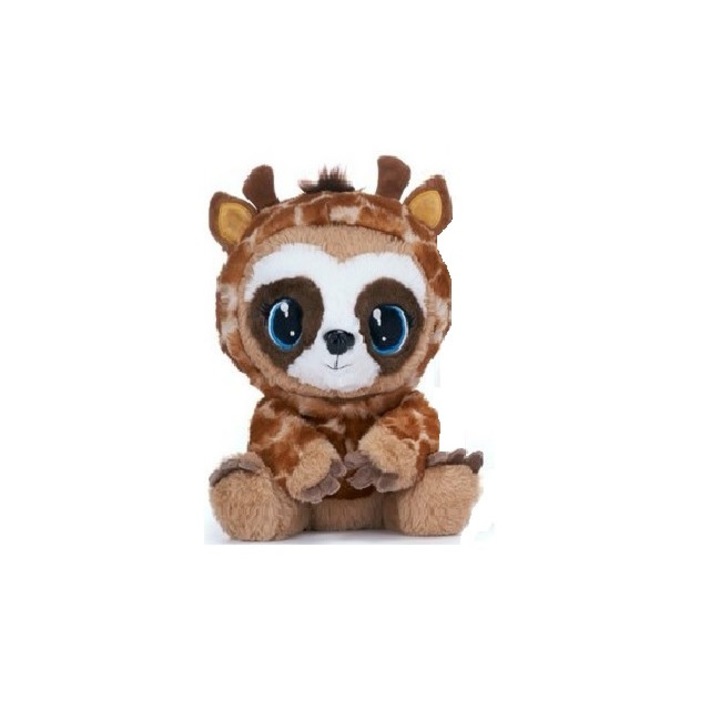 Jucarie de plus Lenes cu hanorac de girafa Inaltime 24CM