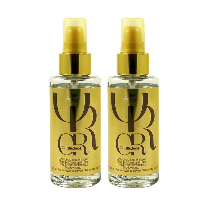 Set 2 x Ulei, 100 ml Smoothening Oil, Wella Oil Reflections