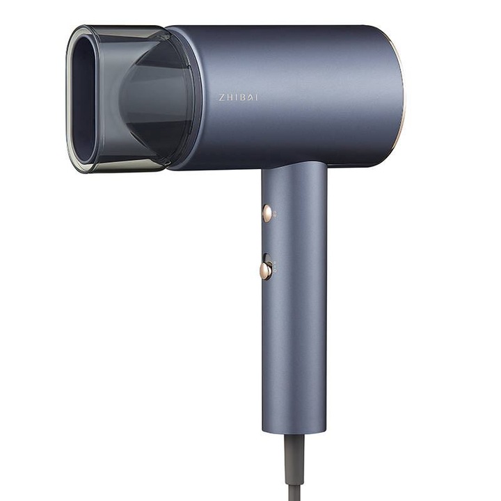 Йонизиращ сешоар Xiaomi ZHIBAI HL510, Мощност 1800W, Скорост 20 000 об/мин, Тъмно син