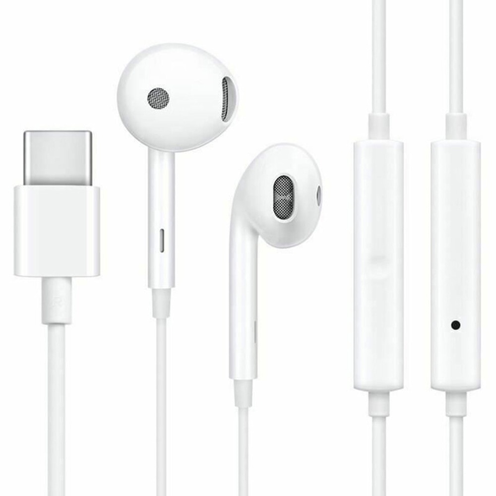 Casti Handsfree Stereo Oppo Mh147, Albe, Conexiune Usb- C, Bulk