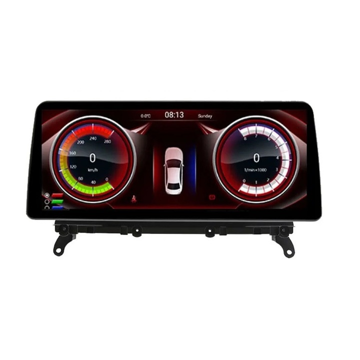 Navigációs BMW X3 F25 X4 F26 CIC NBT 2010-2018 között, NAVIGPS, képernyő 12,3 hüvelykes QLED Bluray Full HD 1920 * 720p, 4 GB RAM és 64 GB ROM, vezeték nélküli Carplay és Android Auto, nyolcmagos processzor, 4G Reverse Sim Slot