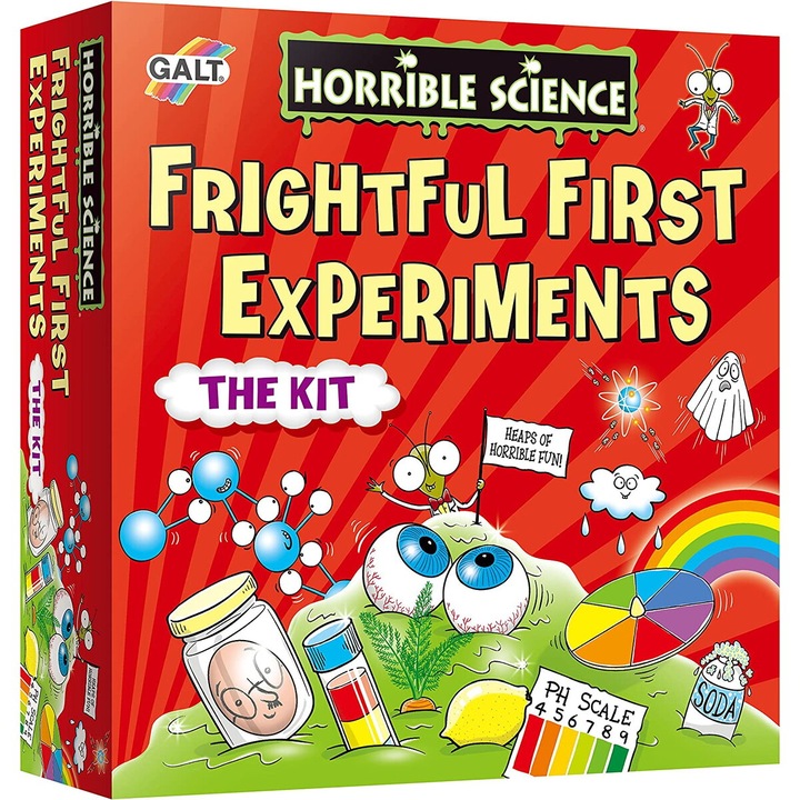 Комплект 18 страшни експерименти Galt Horrible Science