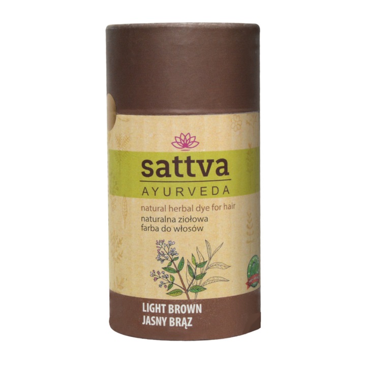Vopsea Saten Deschis, 150gr – Sattva Ayurveda