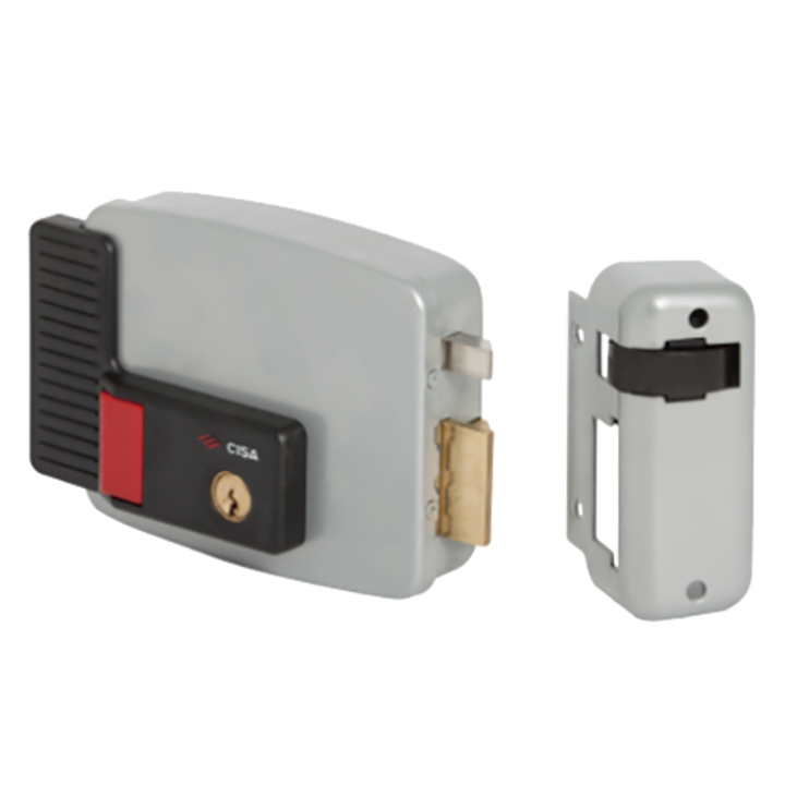 Yala electrica aplicata cu buton, clasa securitate 2