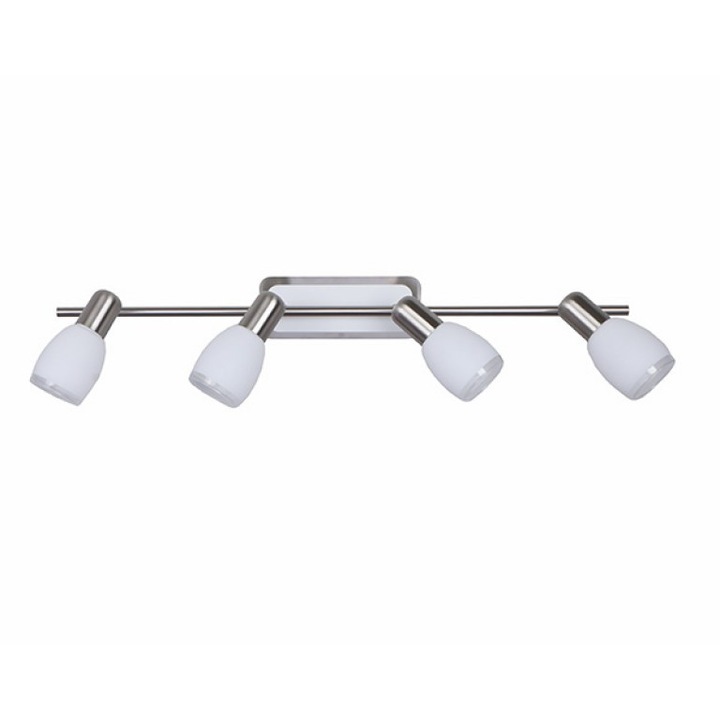 Spot luminos, Omnia, Mendi, Metal, E14, 4 x 40 W, Gri