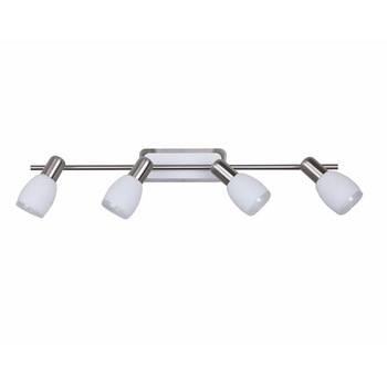 Spot luminos, Omnia, Mendi, Metal, E14, 4 x 40 W, Gri Spot luminos, Omnia, Mendi, Metal, E14, 4 x 40 W, Gri