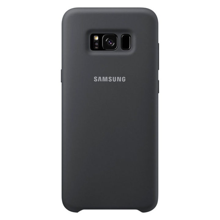 Защитен калъф Silicone Cover Samsung за Galaxy S8 Plus, Silver/Gray