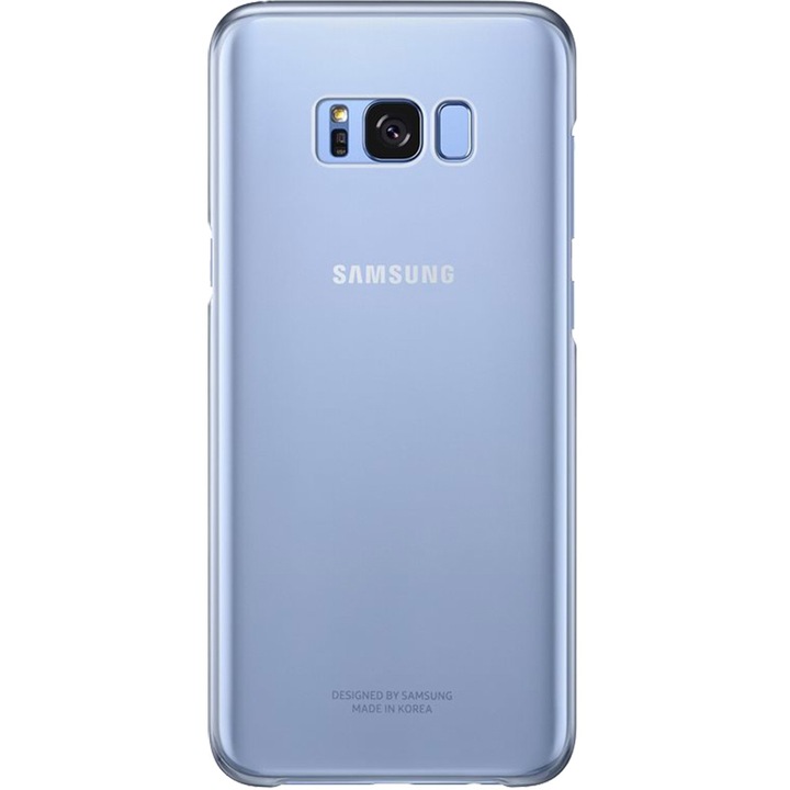 Предпазен калъф Samsung Clear Cover за Galaxy S8 Plus, Blue