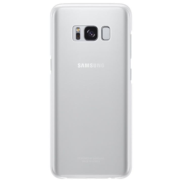Защитен калъф Clear Cover Samsung за Galaxy S8 Plus, Silver