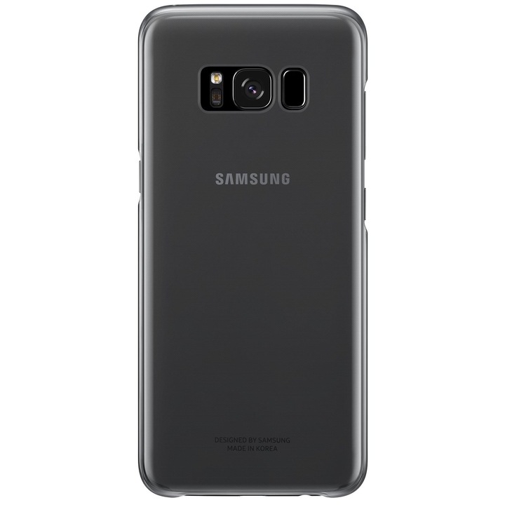 Samsung Clear Cover gyári védőtok Samsung Galaxy S8-ra, Fekete