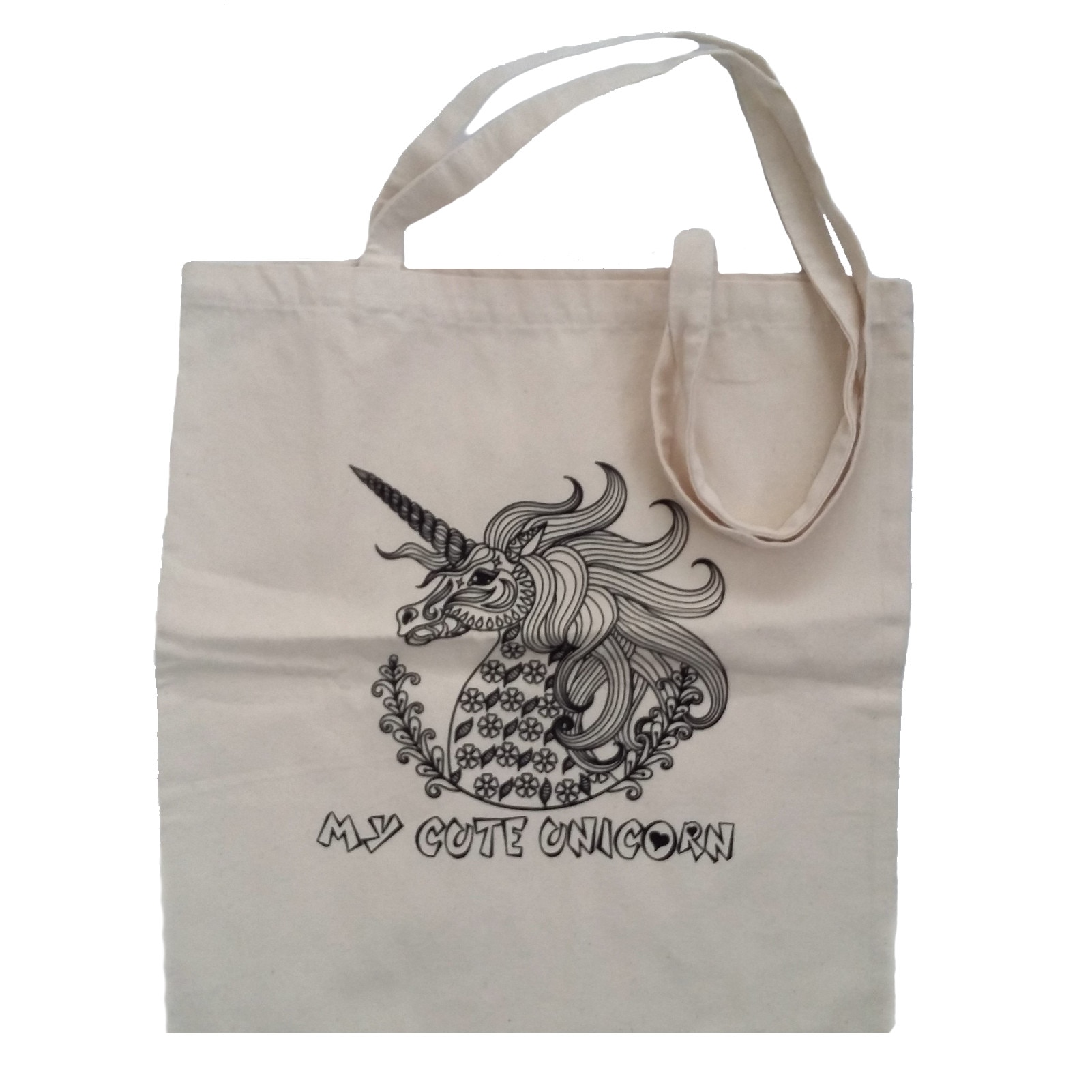 Sacosa pentru pictat: My Cute Unicorn