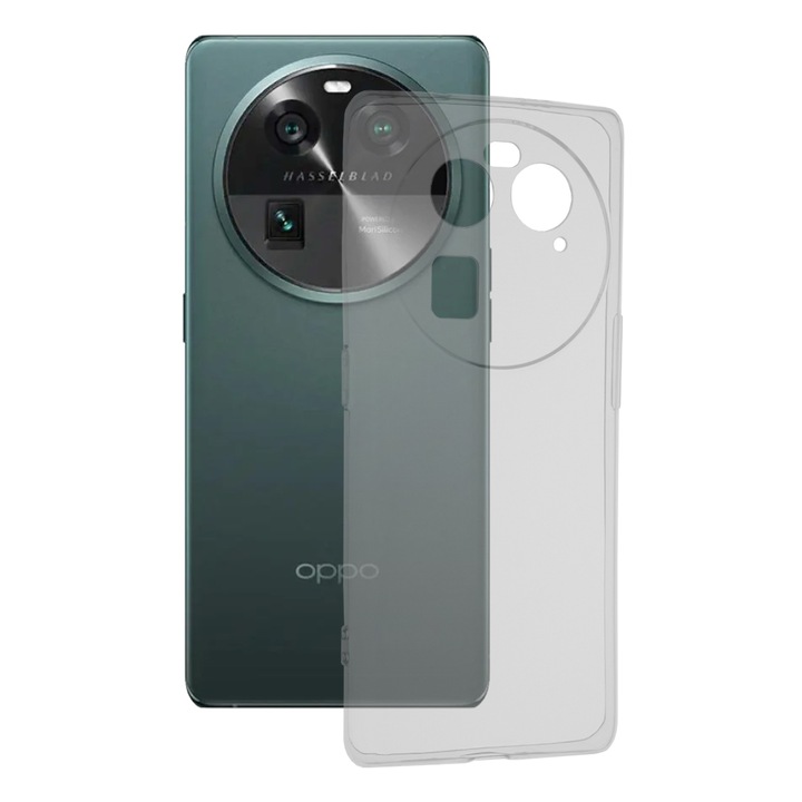 Капак за Oppo Find X6, Techsuit Clear Silicone, Transparent