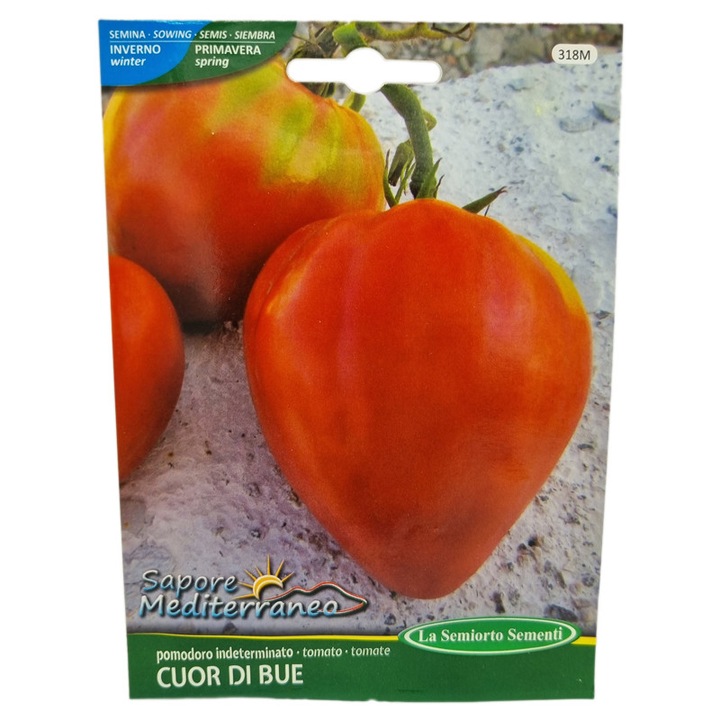 Seminte de tomate Cuor Di Bue (Inima de bou), 2 Grame