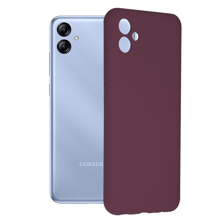 Кейс за Samsung Galaxy A04e, Techsuit Soft Edge Silicone, Plum Violet