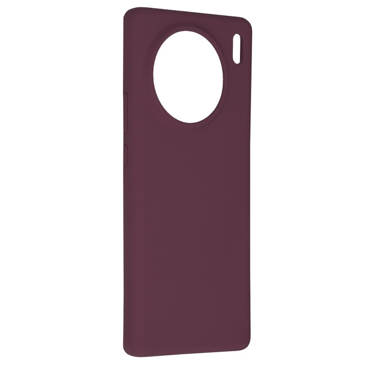 Защитен калъф Bibilel, съвместим с Vivo X90 Pro, Silicone, Plum Violet, Cherry, KOF-BBL8291