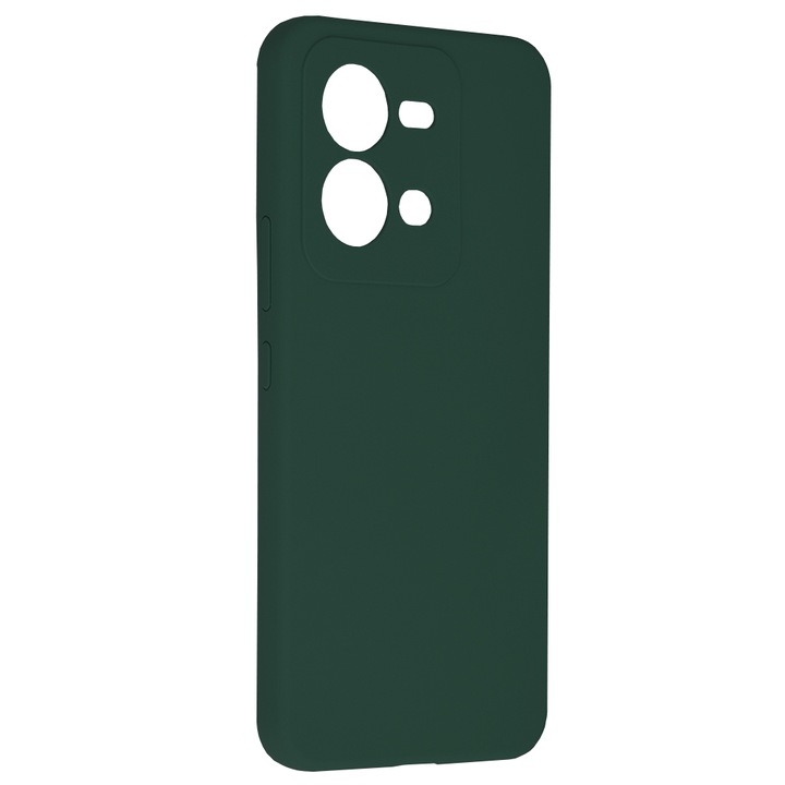 Защитен капак Bibilel, съвместим с Vivo X80 Lite, силикон, тъмно зелен, зелен, KOF-BBL8297