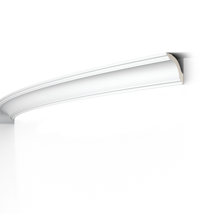 Cornisa decorativa flexibila din poliuretan Z1220 Flex, 75mmx50mm, lungime 2m