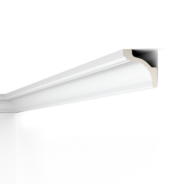 Cornisa decorativa din poliuretan Arstyl Z20, 87mmx87mm, lungime 2m