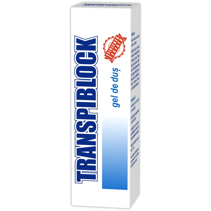 Transpiblock gel de dus, Zdrovit, 200 ml