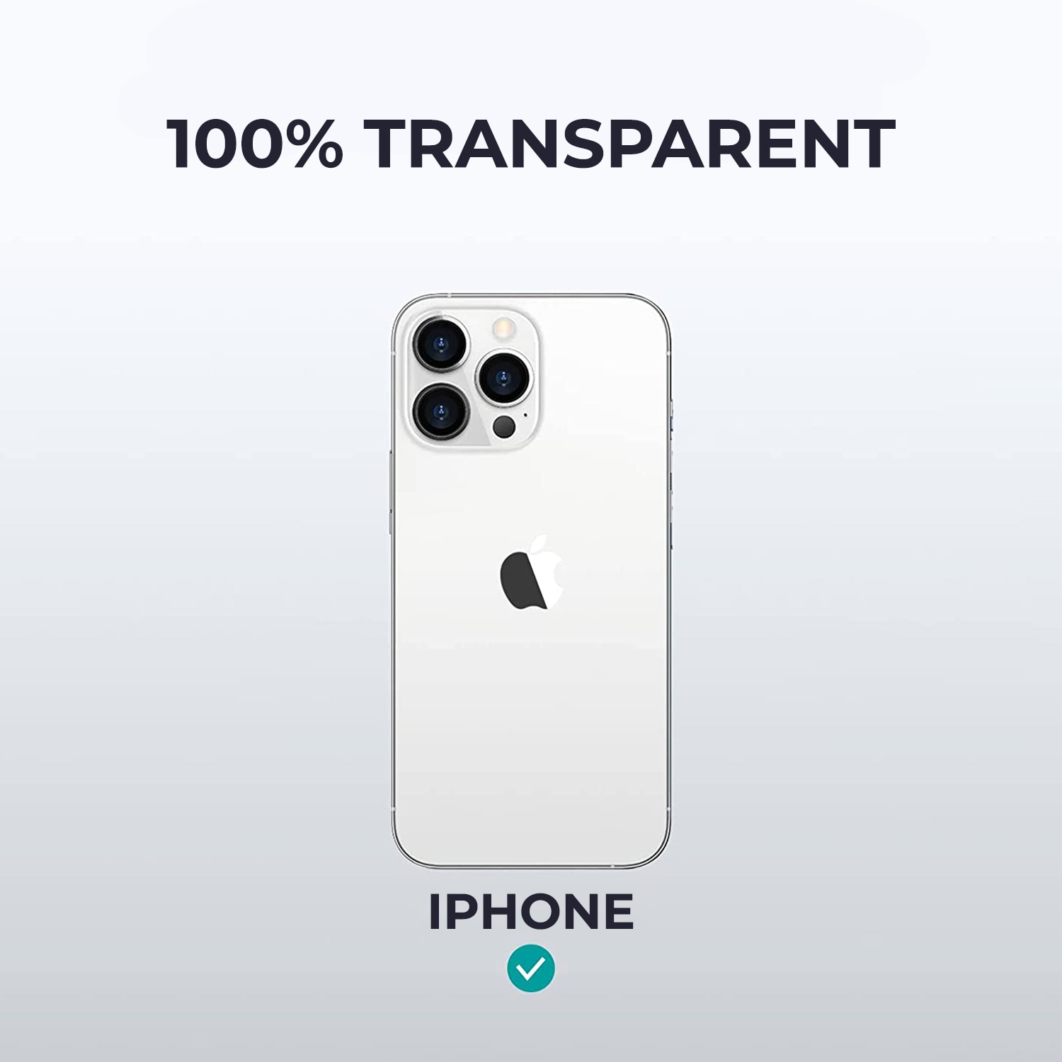 Husa Daden® Transparent Clear pentru iPhone 14 Pro, Anti ingalbenire, Antisoc, Transparenta