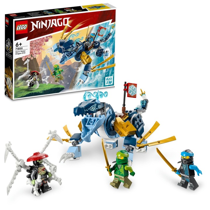 LEGO® Ninjago - Dragonul de apa EVO al Nyei 71800, 173 piese