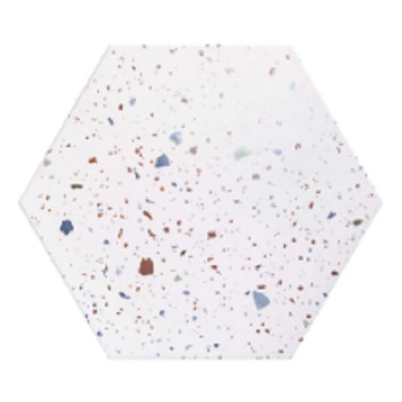 Gresie Hexagonala Confeti White Mata 56 x 48,5