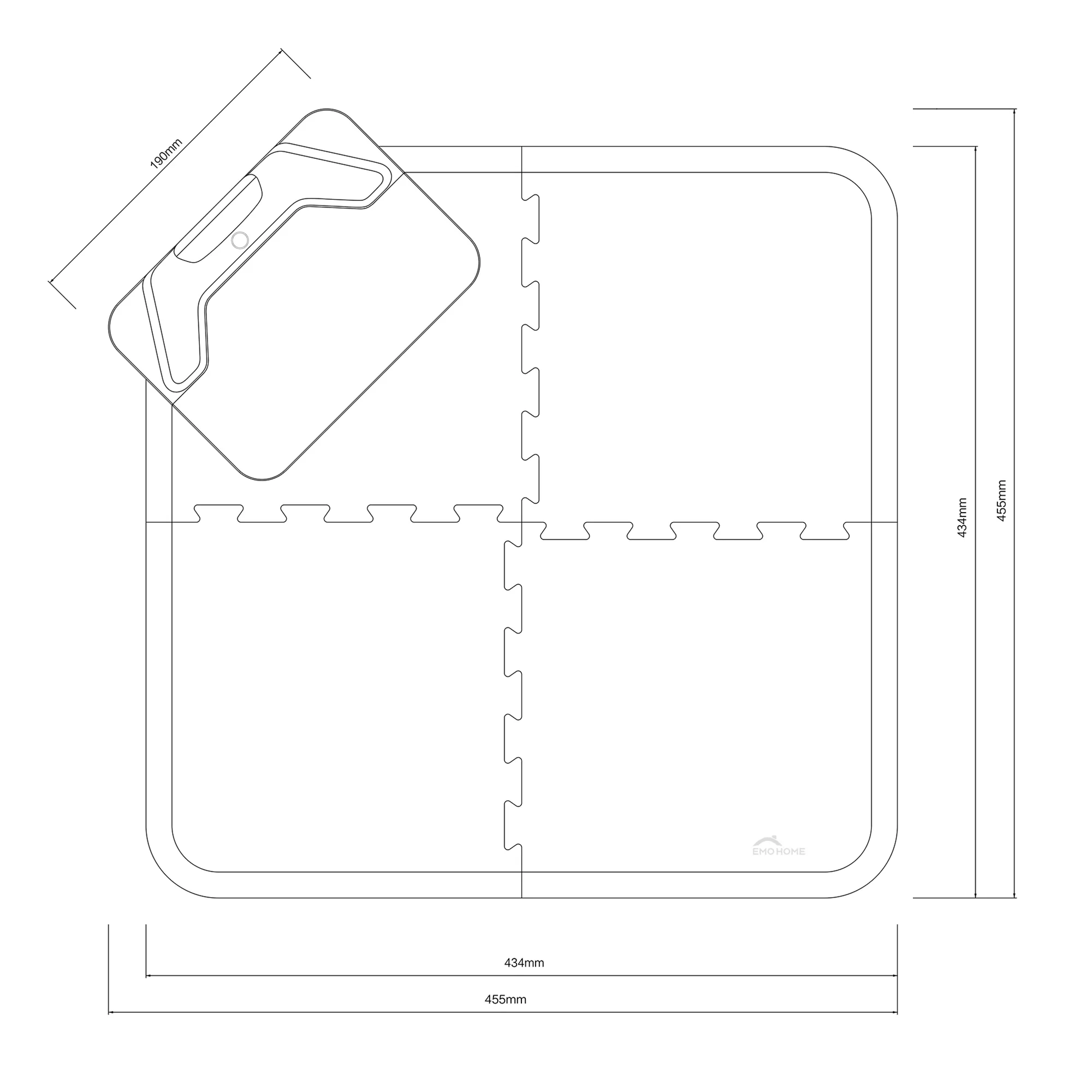 Statie Incarcare pentru Robot Emo, Home Station, Living.AI eMAG.ro