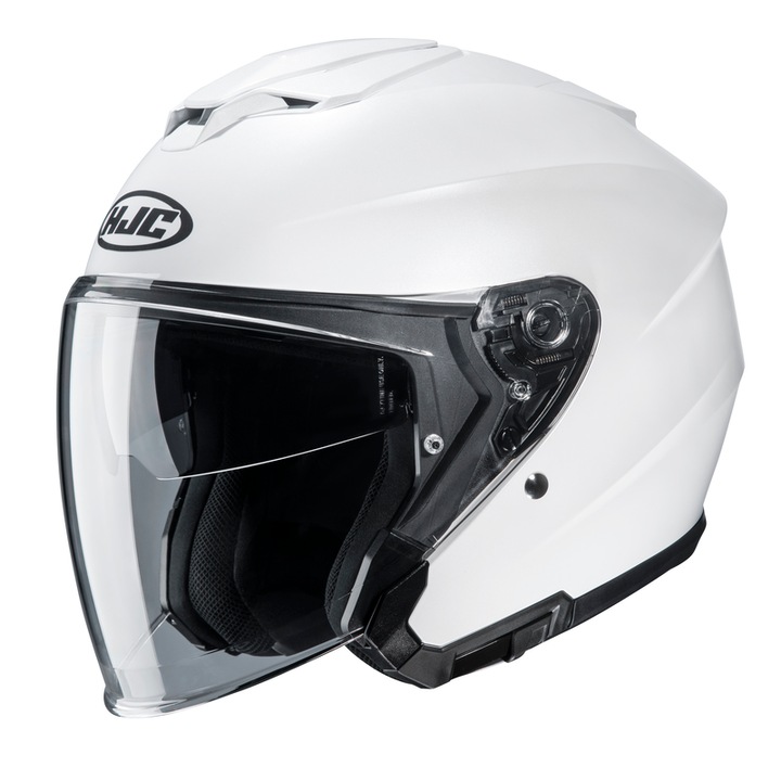 Casca moto open face HJC I30, Alb, S
