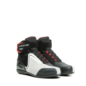Cizme moto, Dainese, Energyca Air Shoes, Piele naturala, Negru/Alb 