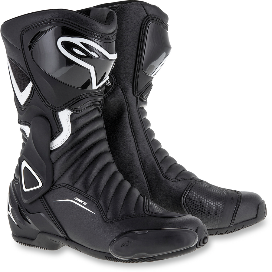 Ghete moto Alpinestars Stella SMX-6 V2, Negru/Alb, 36 - eMAG.ro