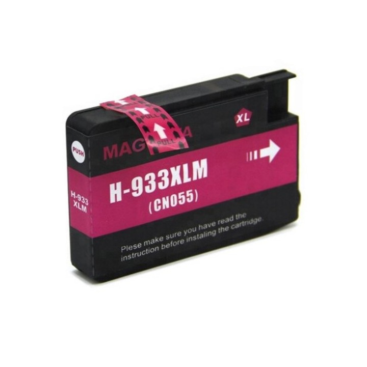 Cartus cerneala (inkjet) TIN compatibil cu HP CN055AE / HP 933XL Magenta - 1262 pagini (13 ml - capacitate mare)