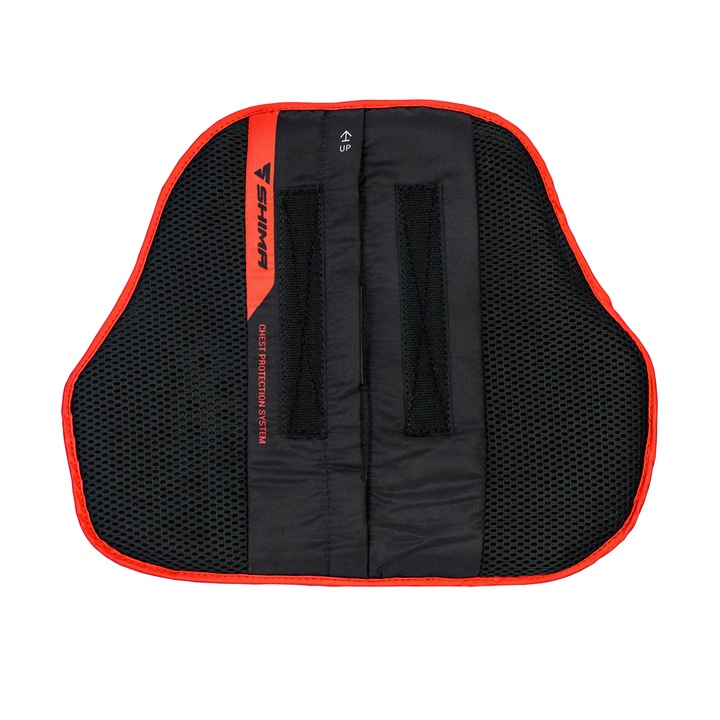 Shima Protector de piept, negru/rosu