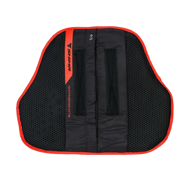 Shima Protector de piept, negru/rosu