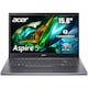 Laptop Acer Aspire 5 A515-58M cu procesor Intel® Core™ i5-1335U pana la 4.6 GHz, 15.6", Full HD, IPS, 16GB DDR5, 512GB SSD, Intel® UHD Graphics, No OS, Iron