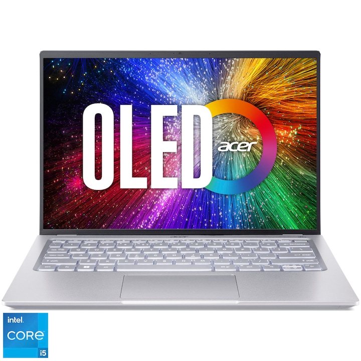 Лаптоп Acer Swift 3 SF314-71, Intel® Core™ i5-12450H, 14", 2,8K, OLED, 16GB, 1TB SSD, Intel® UHD Graphics, No OS, Iron