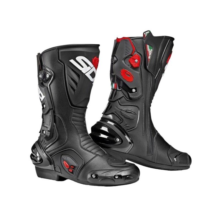 Cizme moto, Sidi, Negru, 46 EU