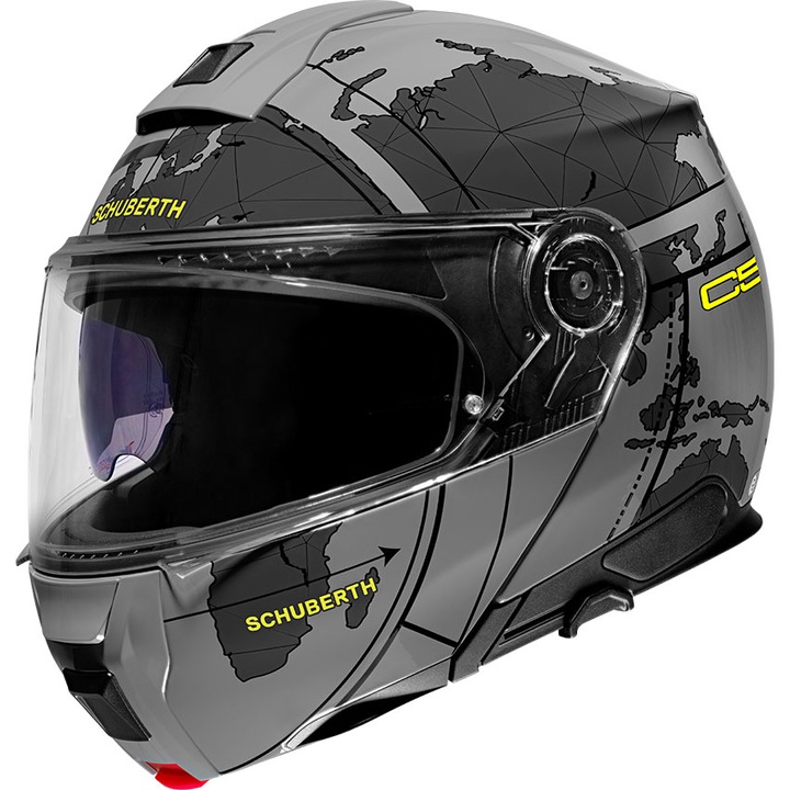 Casca moto, Schuberth, Gri/Negru, M