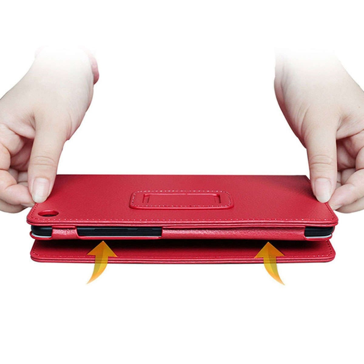 Husa tableta ALOGY pentru Lenovo M10 Gen.2 TB-X306, ecologica, functie stand, rosu, 10.1 inch