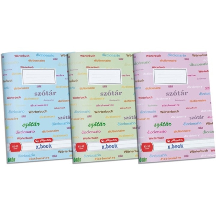 Herlitz Design A4 32lapos szótárfüzet