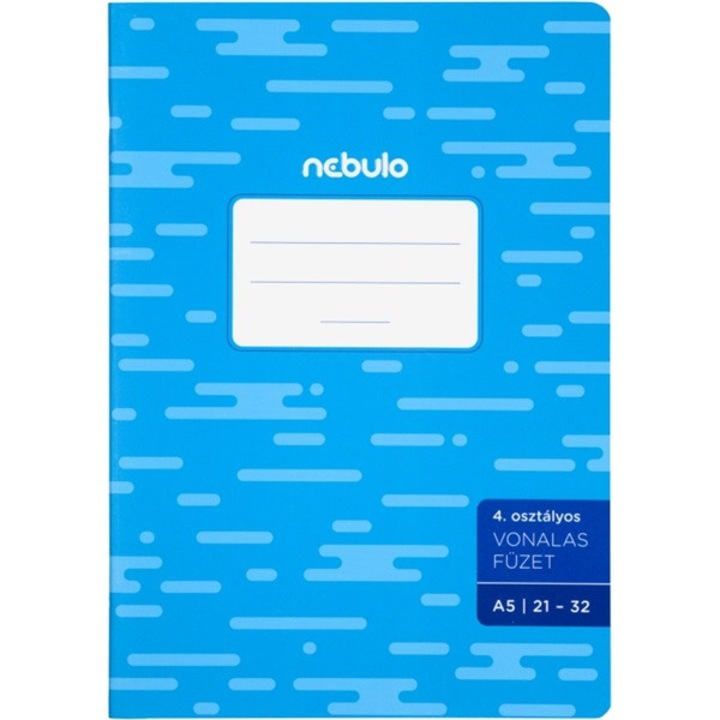 Nebulo basic+ A5 21-32 vonalas füzet