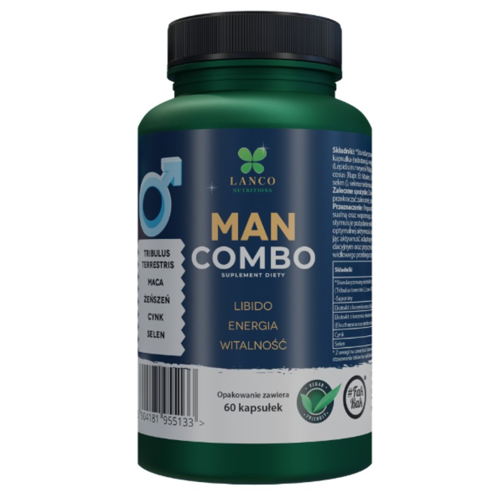Supliment alimentar, Lanco Nutritions, Man Combo, 60 de capsule
