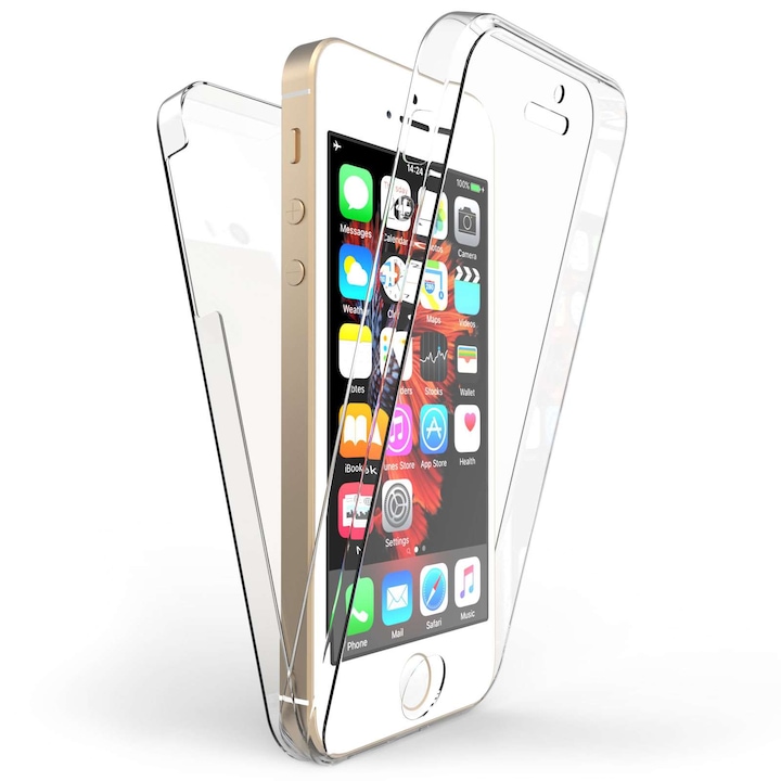Husa pentru iPhone 5 tpu full body transparent
