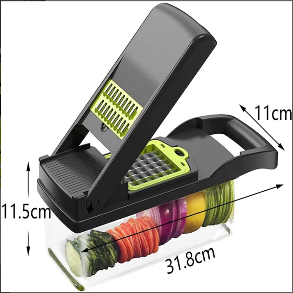 Ренде за плодове и зеленчуци Veggie Slicer, Многофункционално, 14 части ...