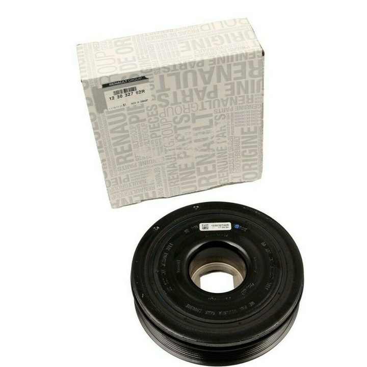 Főtengely görgő 7PK, Renault, Kompatibilis Renault Trafic III 1.6 DCI, fekete, 123032762R