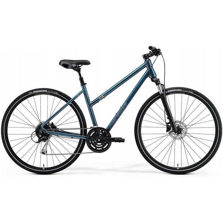 Bicicleta, Merida, Aluminiu, Roata 28", Albastru/Negru 47cm