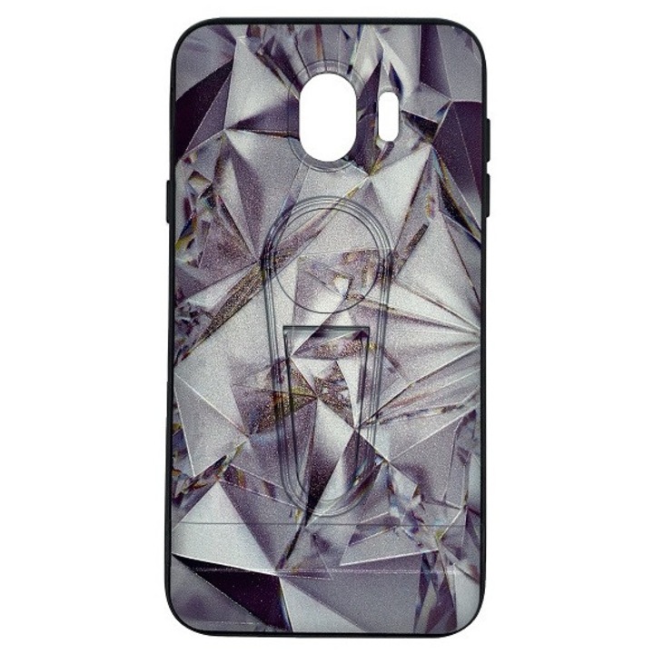 Husa Protectie Pentru Samsung Galaxy J4 2018, Silicon Spate, Model Prism